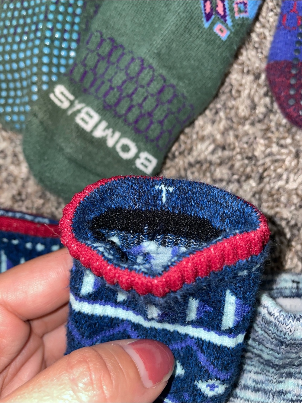 Toddler Bombas Socks with Grips - Picture 10 of 10
